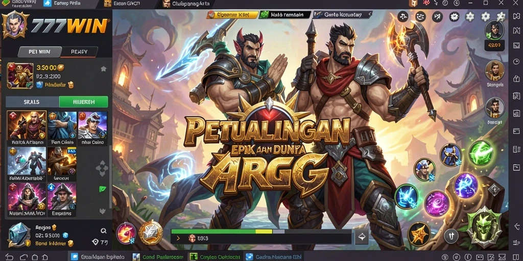 Tampilan gameplay 777WIN yang mendebarkan dalam dunia ARPG.