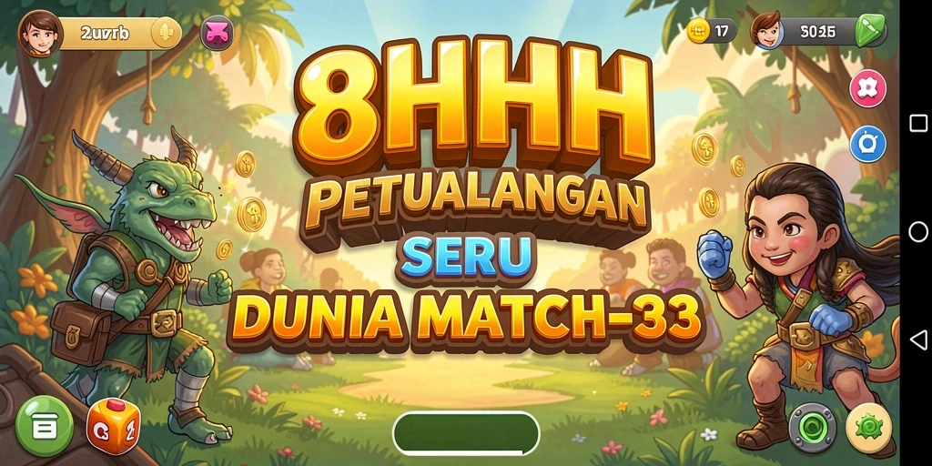 Tampilan gameplay seru dalam 8HHH yang menantang.
