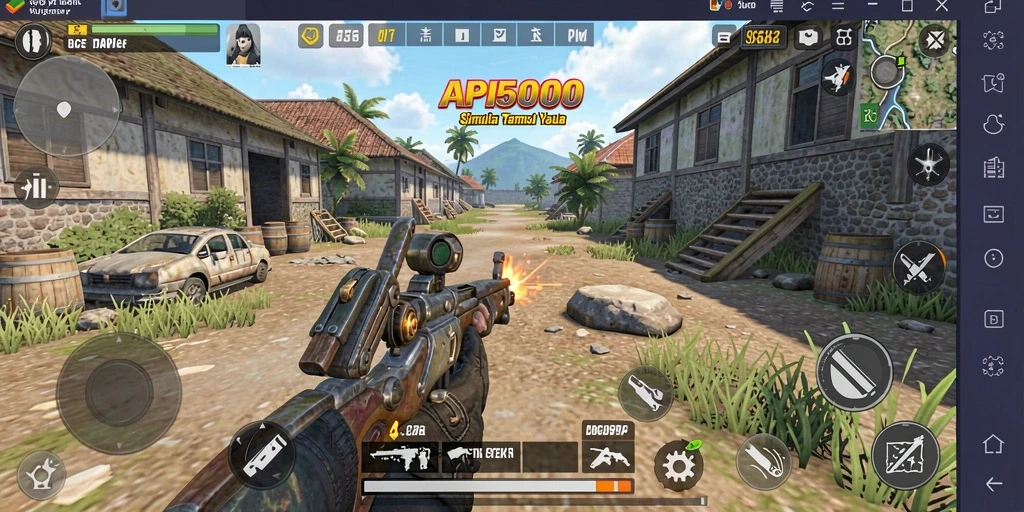 Tampilan menakjubkan dari gameplay API5000 yang penuh aksi.