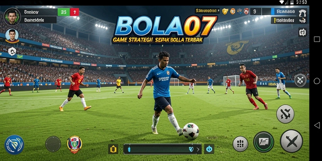 Tampilan gameplay BOLA07 yang seru dan menegangkan.