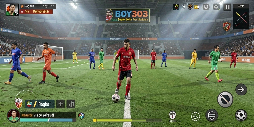 Tampilan gameplay menarik dari BOY303 dalam pertandingan sepak bola.