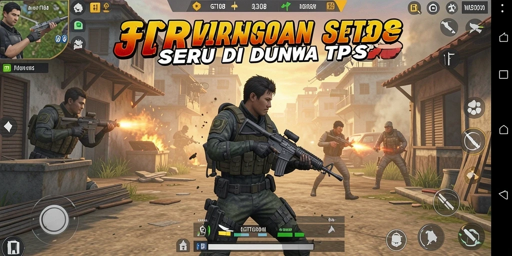 Tampilan seru gameplay GT108 dalam aksi TPS.