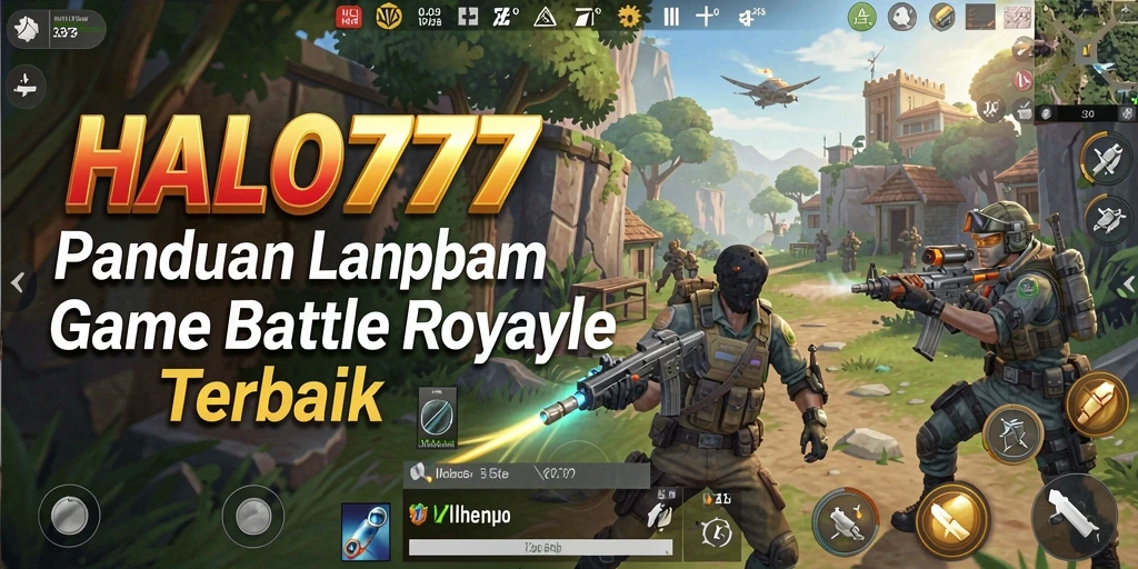 Tangkapan layar dari gameplay seru HALO777 dengan aksi Battle Royale.