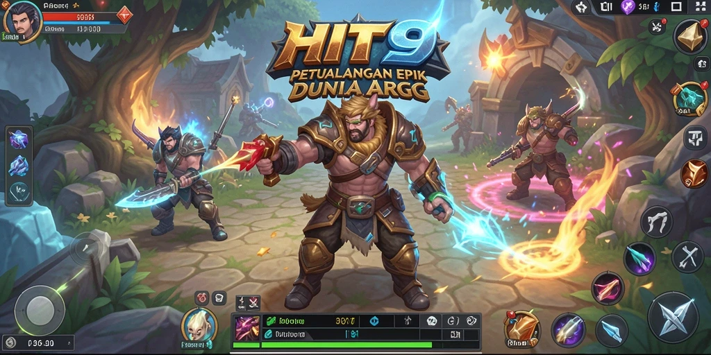 Tampilan gameplay mendebarkan HIT9 dengan aksi seru.