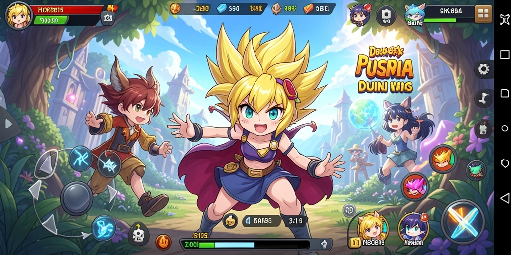 Tampilan gameplay HOKI8815 yang penuh aksi dan warna.