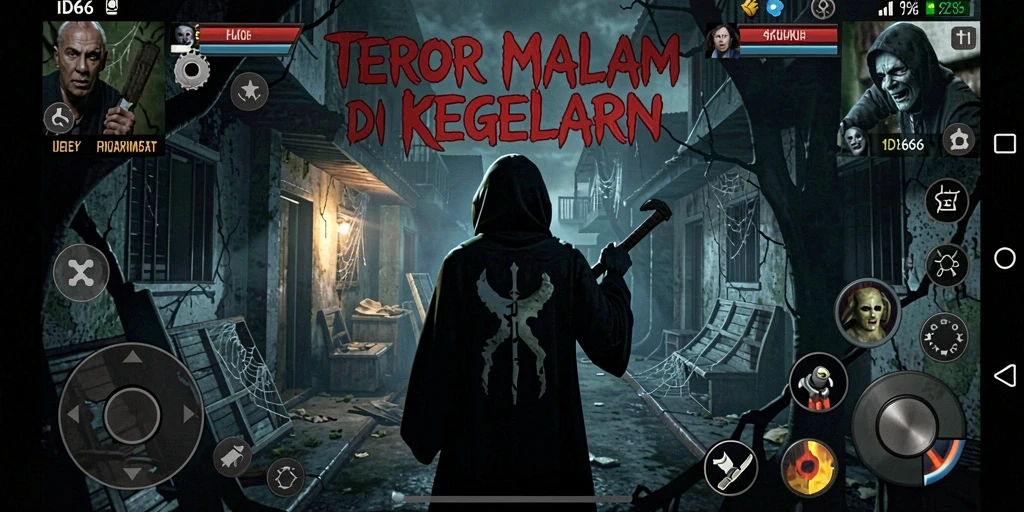 Tampilan gameplay ID66 yang mencekam dan penuh ketegangan.