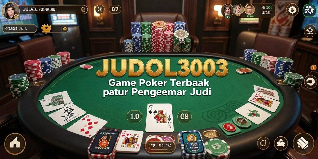 Screenshot gameplay poker di JUDOL303 yang seru dan menantang.