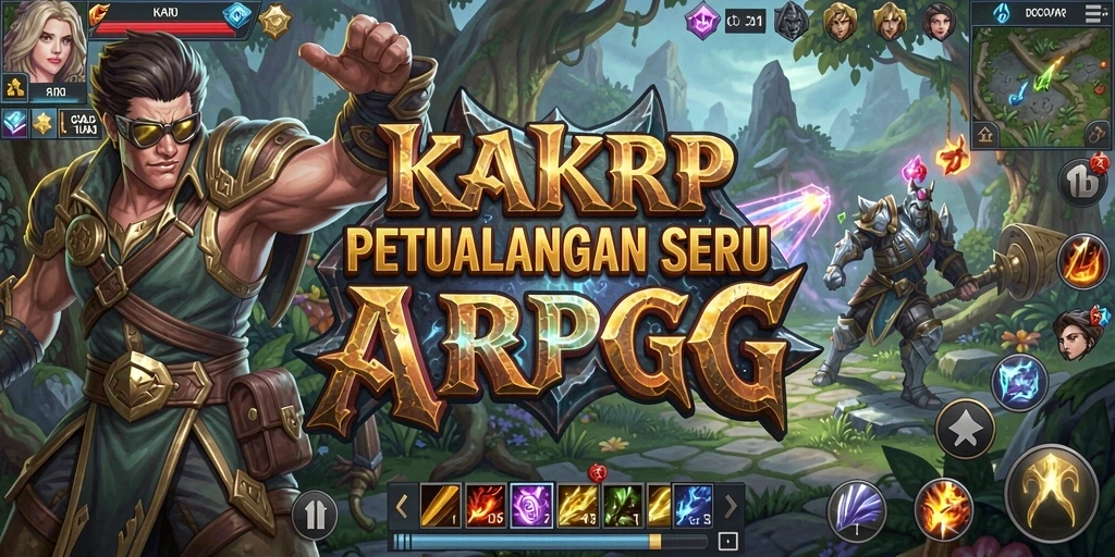 Screenshot KAKRP menampilkan aksi mendebarkan dalam pertarungan ARPG.