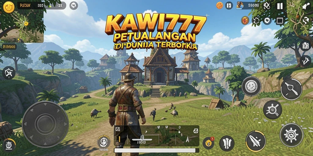 Tangkapan layar KAWI777 menampilkan grafik memukau dalam lingkungan Open World.