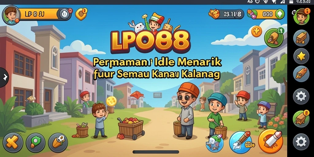 Tampilan gameplay LPO88 dengan mekanik Idle yang menarik.