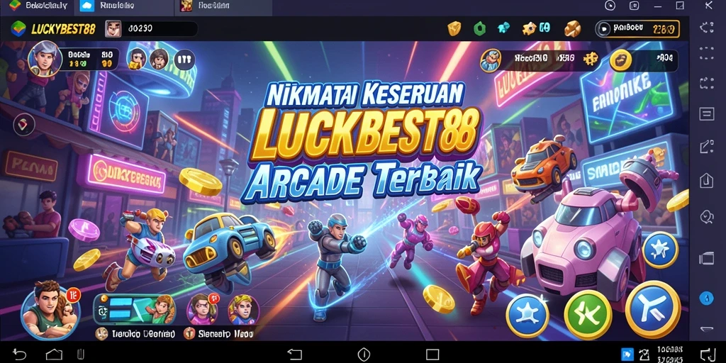 Tampilan gameplay seru dan menantang di LUCKYBEST88.