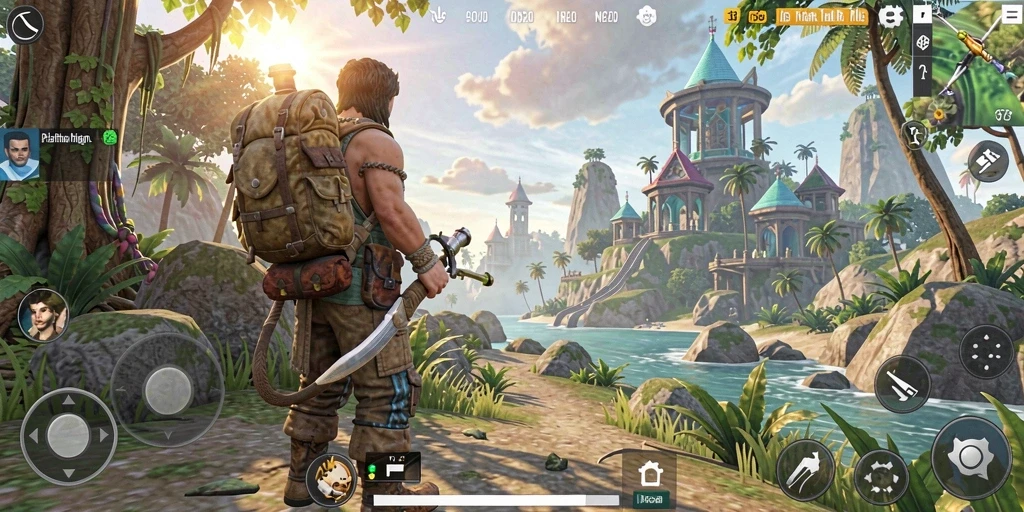 Tampilan gameplay yang menakjubkan dalam dunia terbuka MG525.