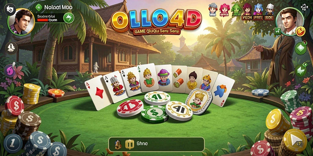 Tampilan gameplay QiuQiu yang seru dan interaktif di OLLO4D.