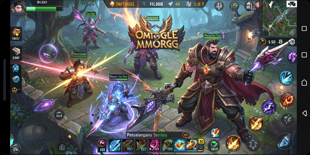 Screenshot gameplay OMTOGEL menampilkan aksi seru dan grafis menawan.