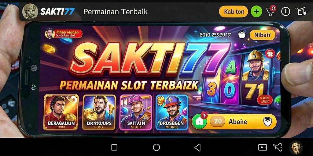 Screenshot SAKTI77 menampilkan gameplay slot yang seru.
