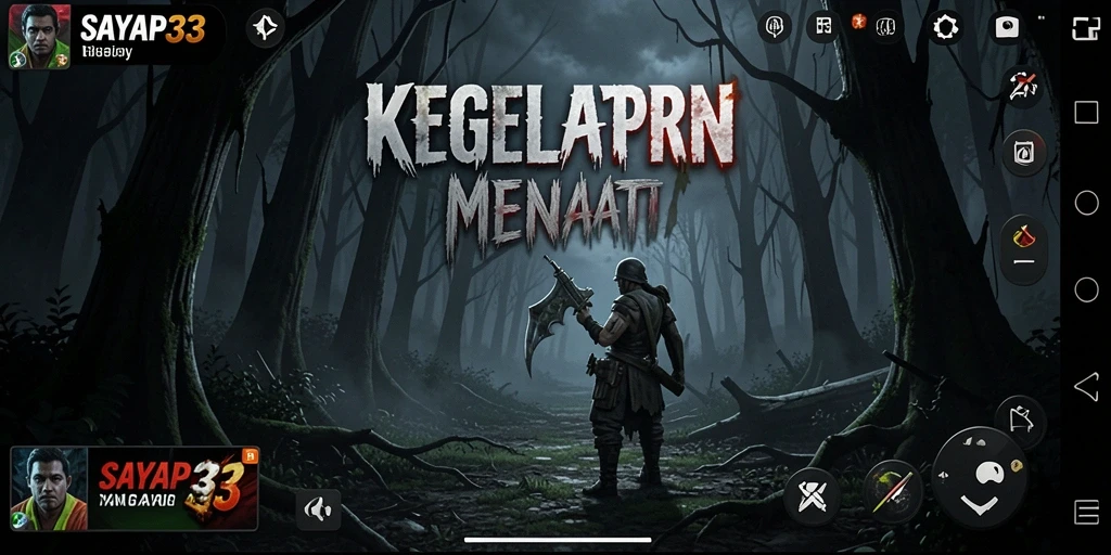 Screenshot menunjukkan suasana mencekam dalam permainan SAYAP33.