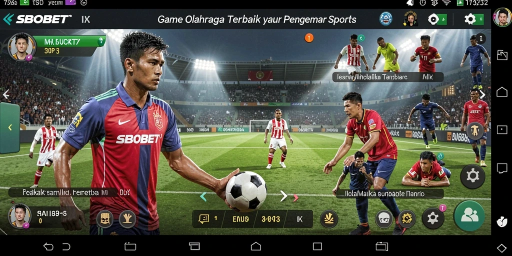 Screenshot SBOBET menampilkan momen taruhan seru dalam olahraga.