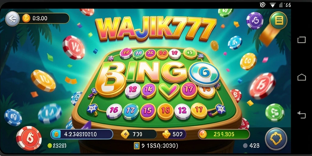 Tampilan gameplay WAJIK777 yang menampilkan keseruan bermain Bingo.