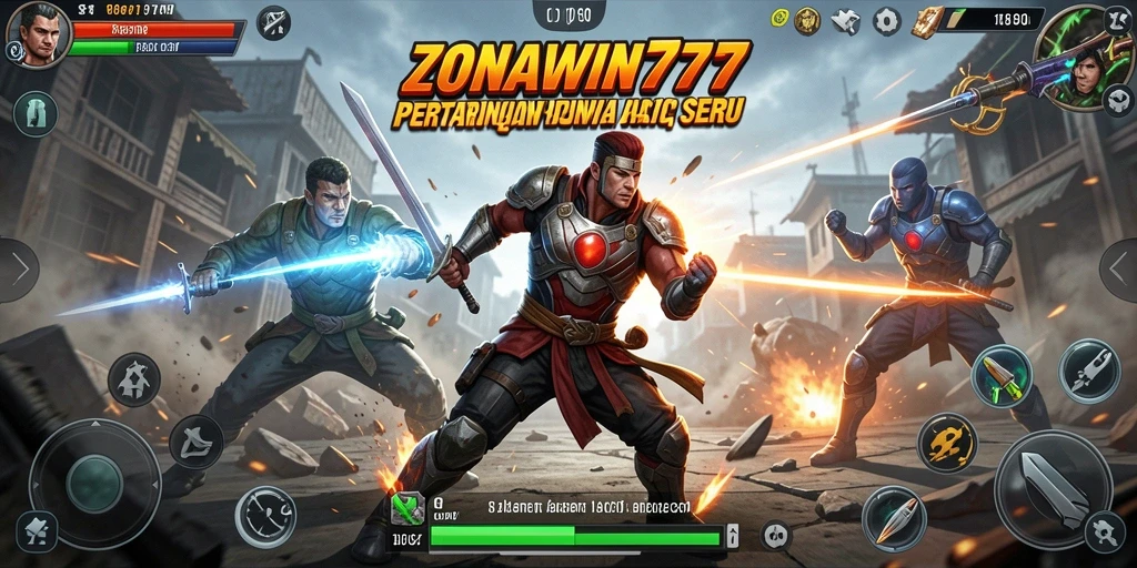 Tampilan menarik dan mendebarkan dari gameplay ZONAWIN777.
